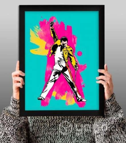 CUADRO FREDDY MERCURY 34x45 cm