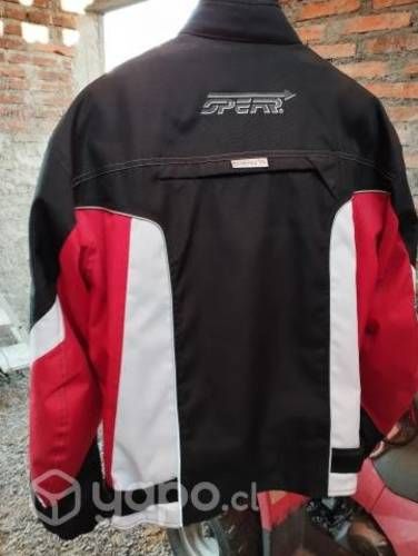Chaqueta de moto y botas de moto número 40