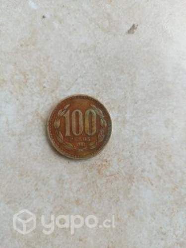Moneda 100 pesos 1981