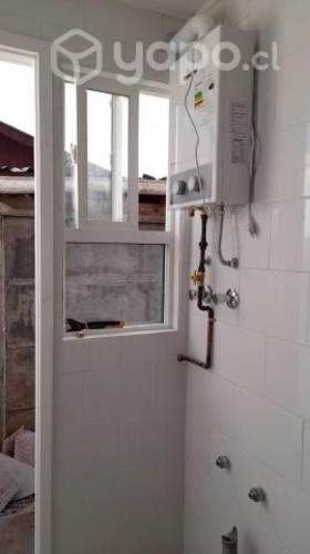 Instalación calefon