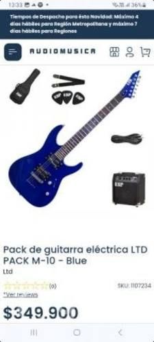 Guitarra LTD como nueva