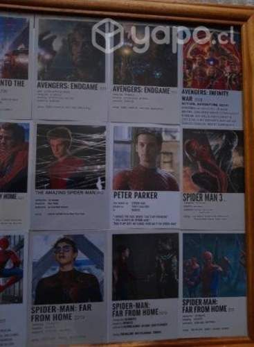 Cuadro con polaroid de spiderman