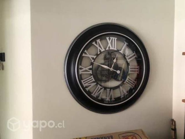 Reloj Decorativo Funcional color negro
