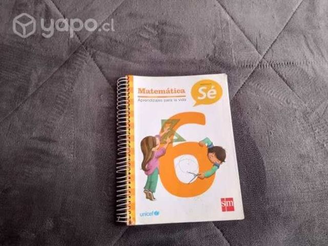 Libros Matemáticas SM Proyecto Sé 6to