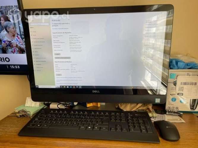 Pc aio dell inspiron 24 serie 3464 touch