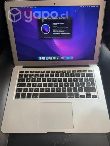 Macbook Air Plata 13.3 , Intel Core I5 8gb De Ram