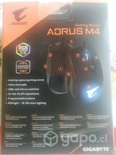 Mouse gigabyte aorus m4 rgb 2.0