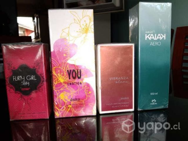 Perfumes Esika y Natura desde 9500 hasta 15500