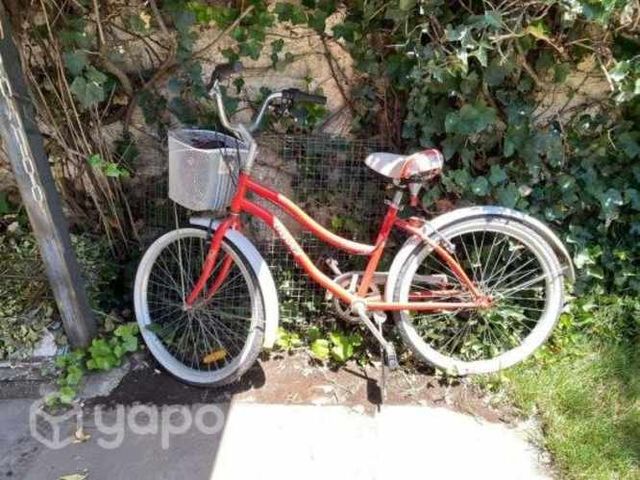 Bicicleta Oxford Cruiser de paseo roja aro 24