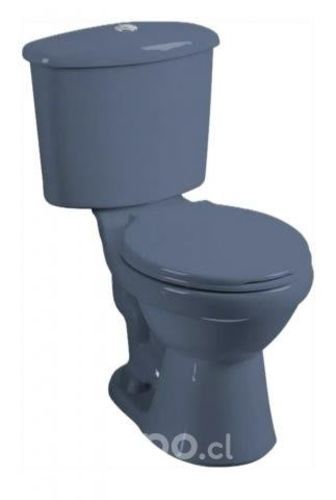 Inodoro color azul galaxy