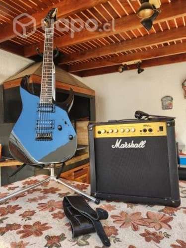 Guitarra Electrica ibanez Gio + 01 amp. Marshall