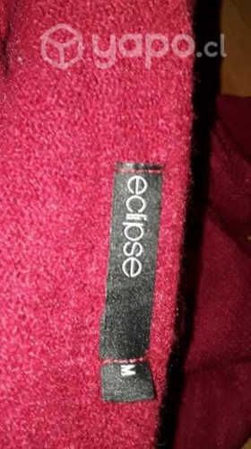 Sweater mujer rojo cereza