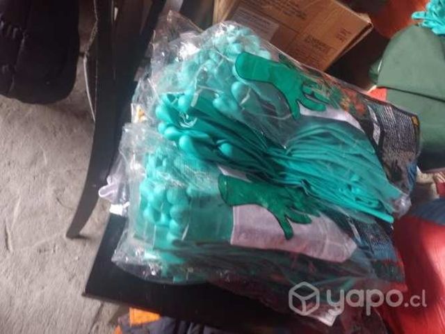 Guantes nitrilo verde