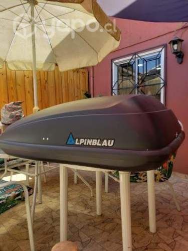 Caja Portaequipaje Negro Alpinblau poco uso