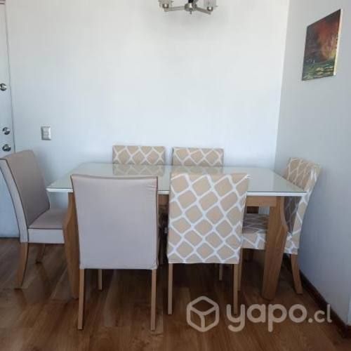 Comedor 6 sillas home mobili