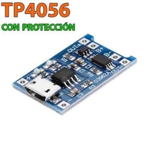 Módulo carga batería litio TP4056