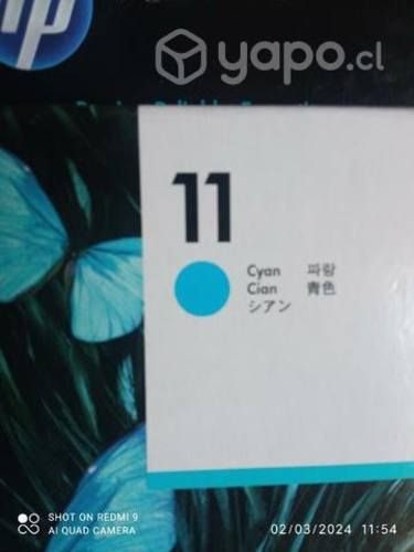 Cabezal HP 11 cyan original