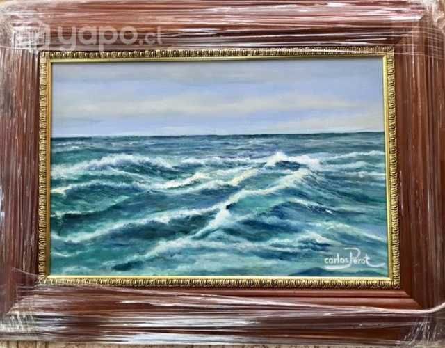 Carlos Perot , # 5001 , Óleo Original