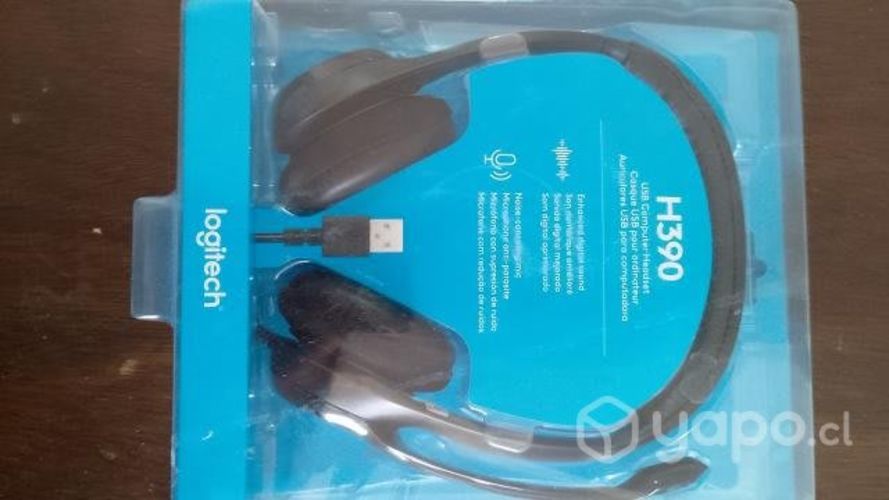 Audífonos con micrófono usb Nuevo