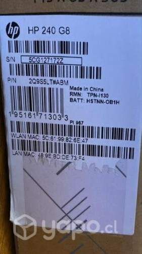 Notebook HP 240 G8