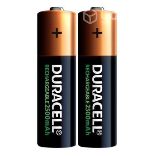 Pilas Recargable AA HR6x2 1.2V Cilindrica Duracell