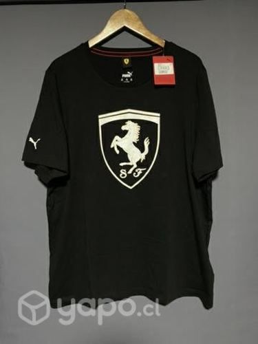 Poleras ferrari x puma
