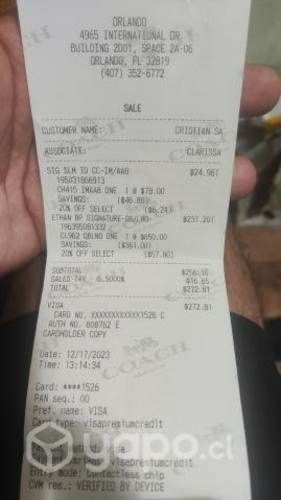 Mochila Coach Original