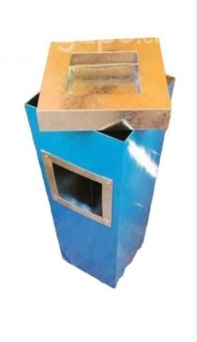 Basurero acero galvanizado