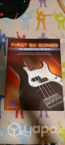 Libro para aprender canciones en bajo (tablaturas)