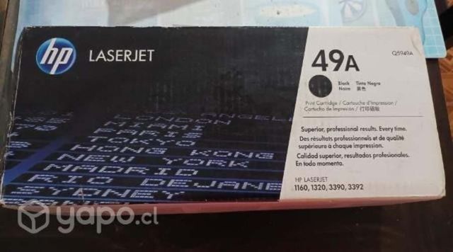 Tinta continua HP 49A