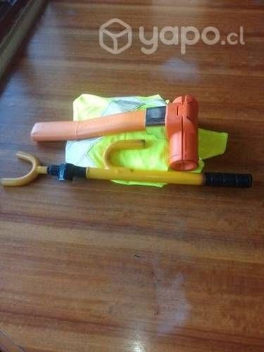 Dos traba volantes y reflectante