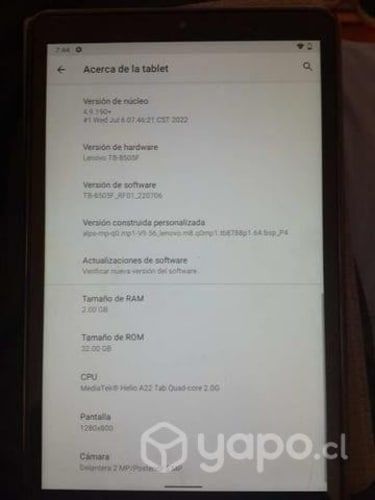 Tablet Lenovo M8 2da Gen