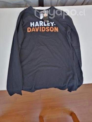 Polera manga larga harley davison original