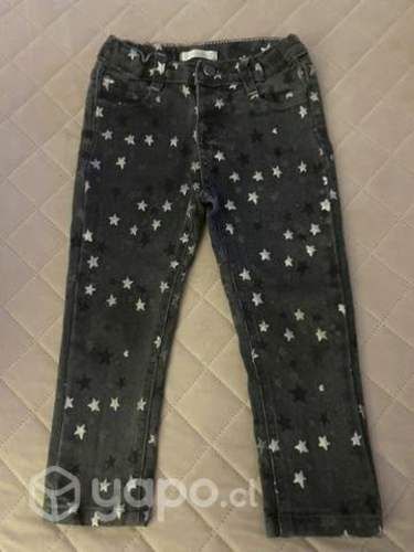 Jeans de estrellas talla 6 de niña