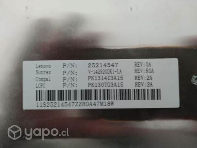 Teclado Notebook Lenovo Z40-75 Usado