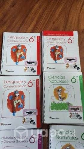Libros Escolares Santillana 6° básico