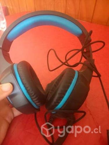 Cascos gamer entrada de usb