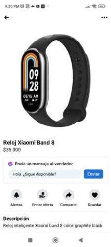 Reloj Xiaomi band 8