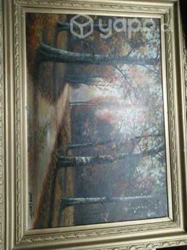 Cuadro oleo Lorenz Griffith y otro