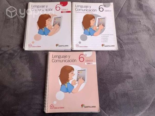 Libros Lenguaje Santillana Casa del Saber 6