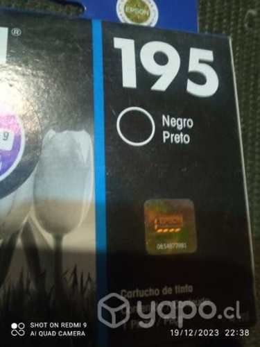 Tintas Epson 195 colores originales