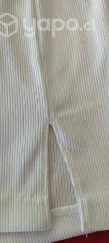 Falda blanca talla M H&M nueva