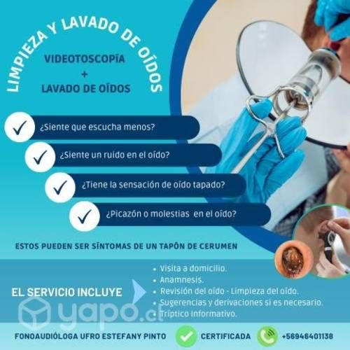 Limpieza y lavado de oídos