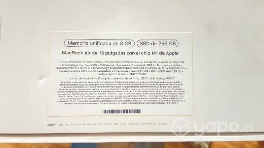 Impecable Mac M21 8 GB