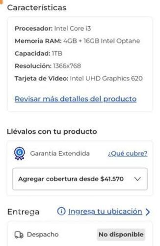 Notebook asus i3 8va generación//SSD 930GB