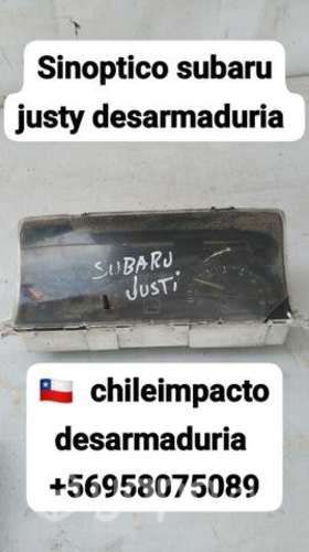 Sinóptico Subaru justy desarmaduría