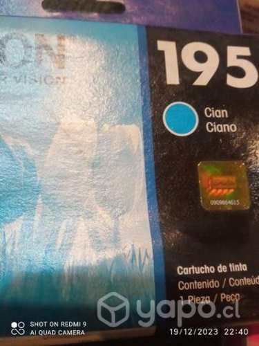 Tintas Epson diversos modelos originales