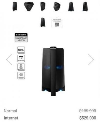 Sound tower Samsung MX- T70/ZS