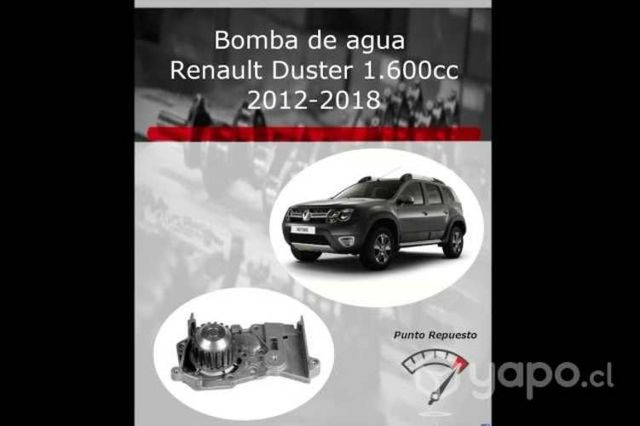 Bomba de agua Renault Duster 2012 al 2018