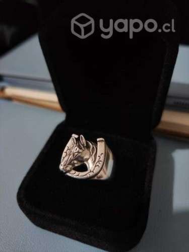 Anillo Caballo de herradura plata tailandesa S925